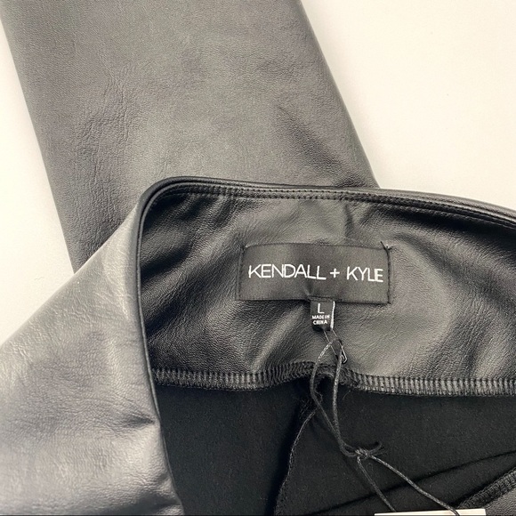 Kendall + Kylie Black Faux Leather Leggings - Picture 9 of 10